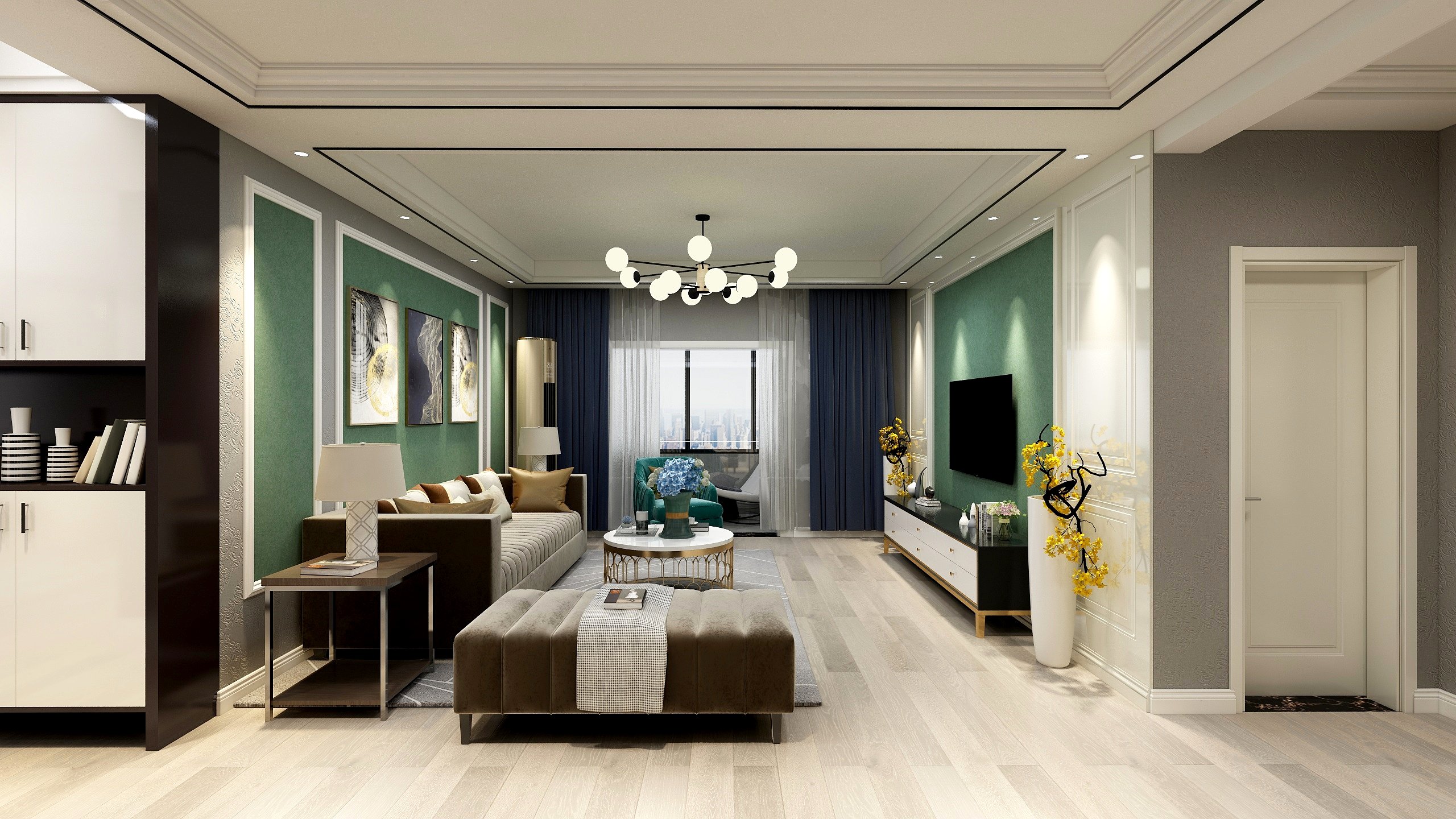 城市人家-一城江山-美式风格