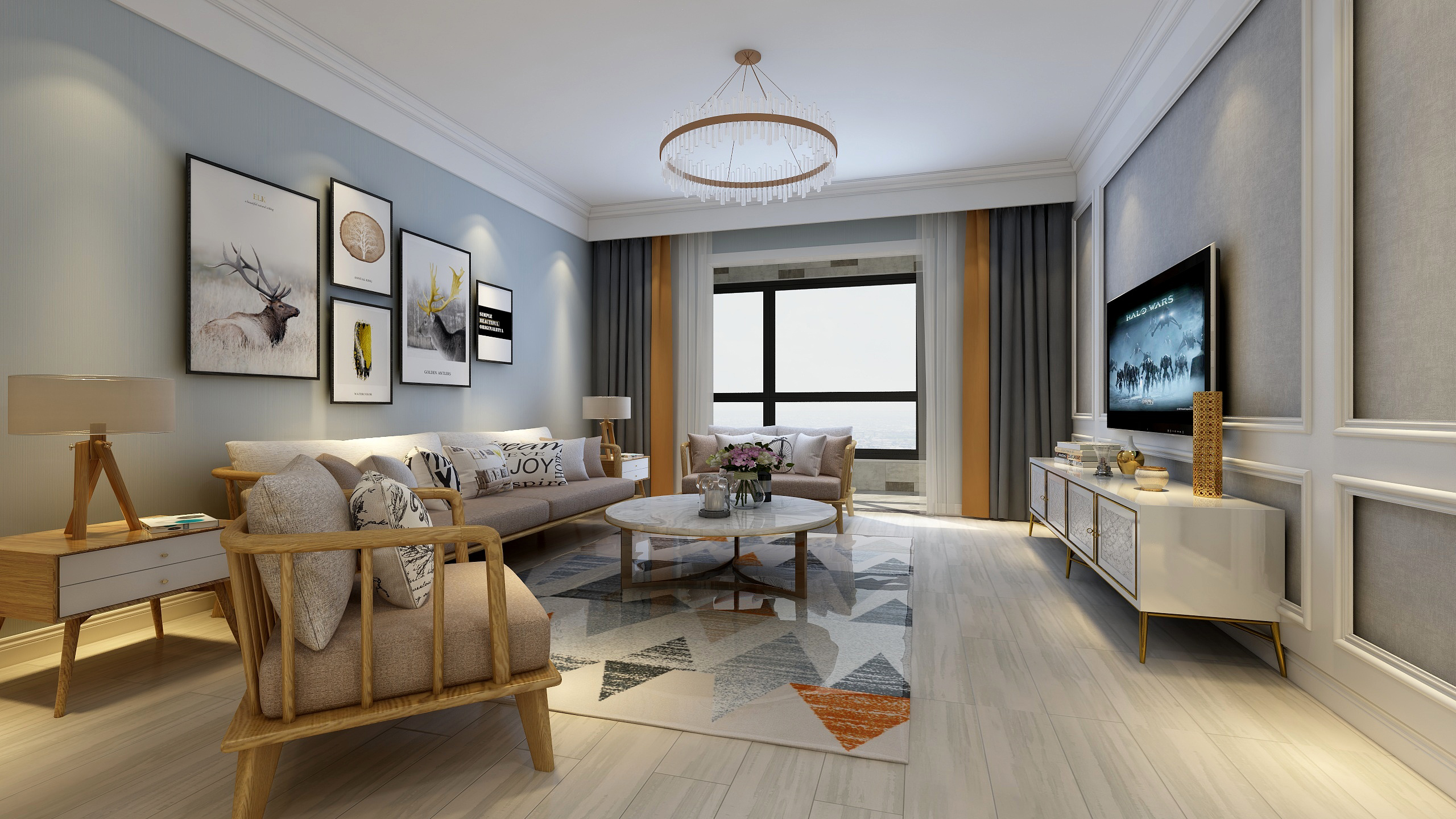 城市人家-三迪金域中央-北欧风格