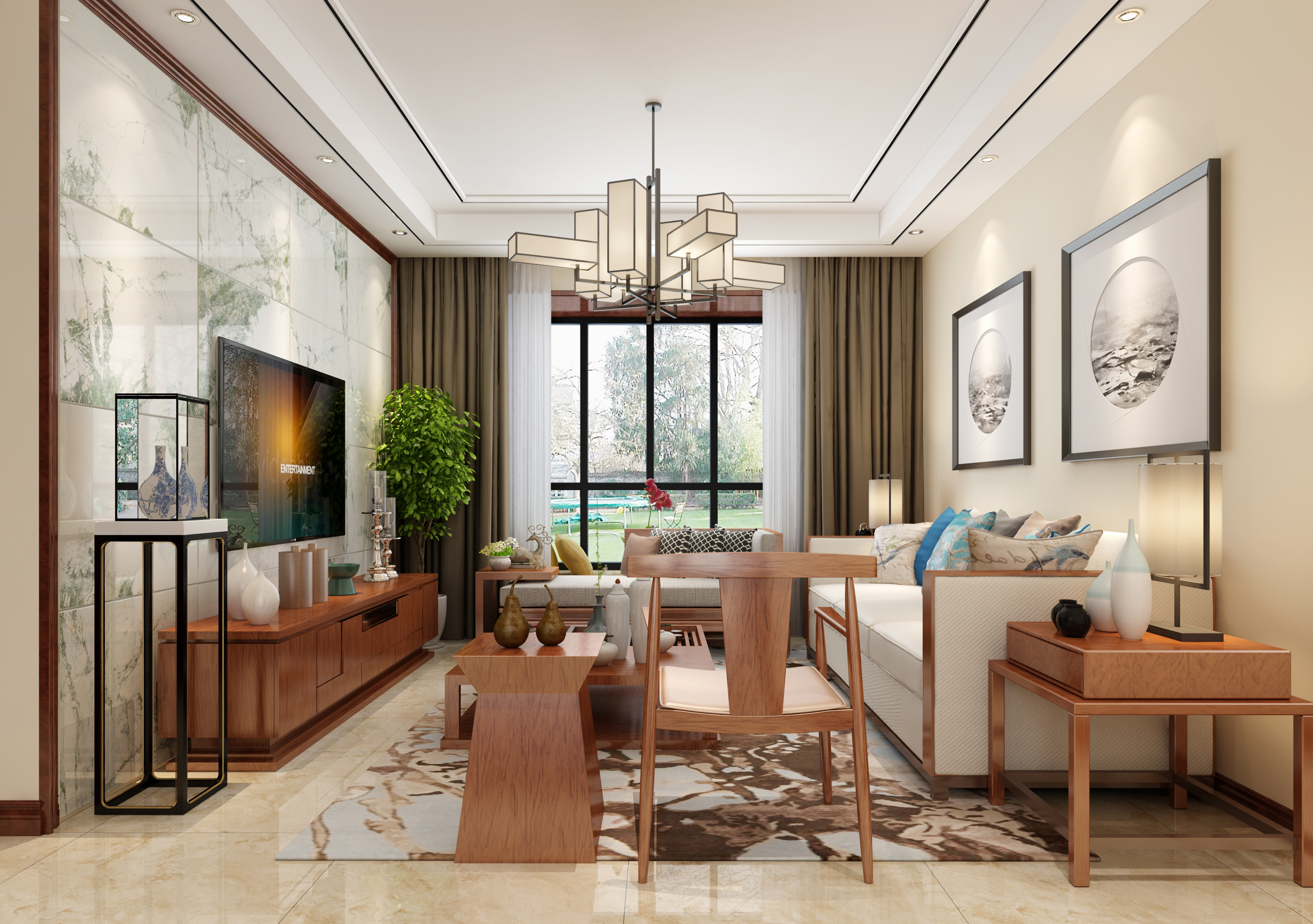 城市人家-海河湾-东南亚风格