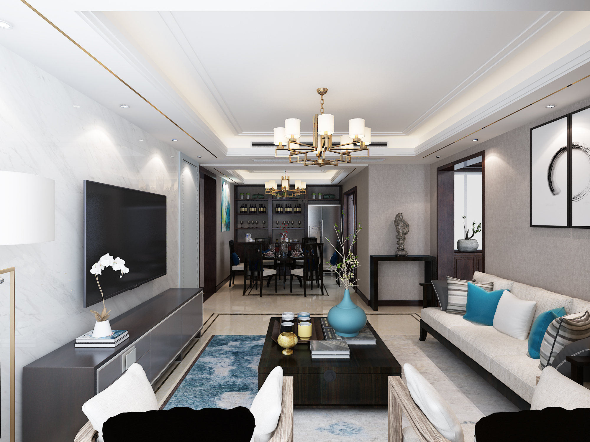 城市人家-天玺台-新中式风格