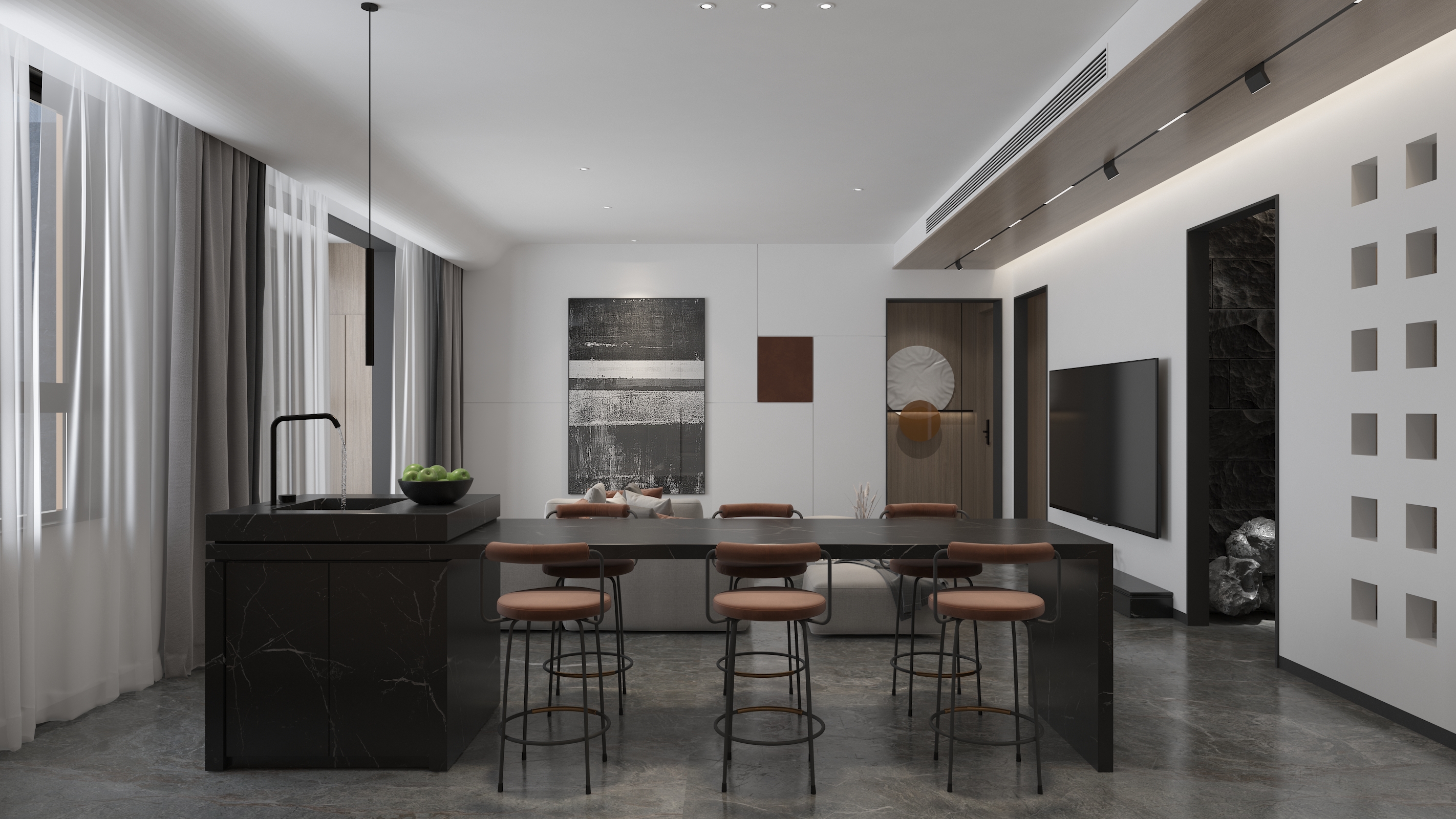 城市人家-西安香江湾-现代极简