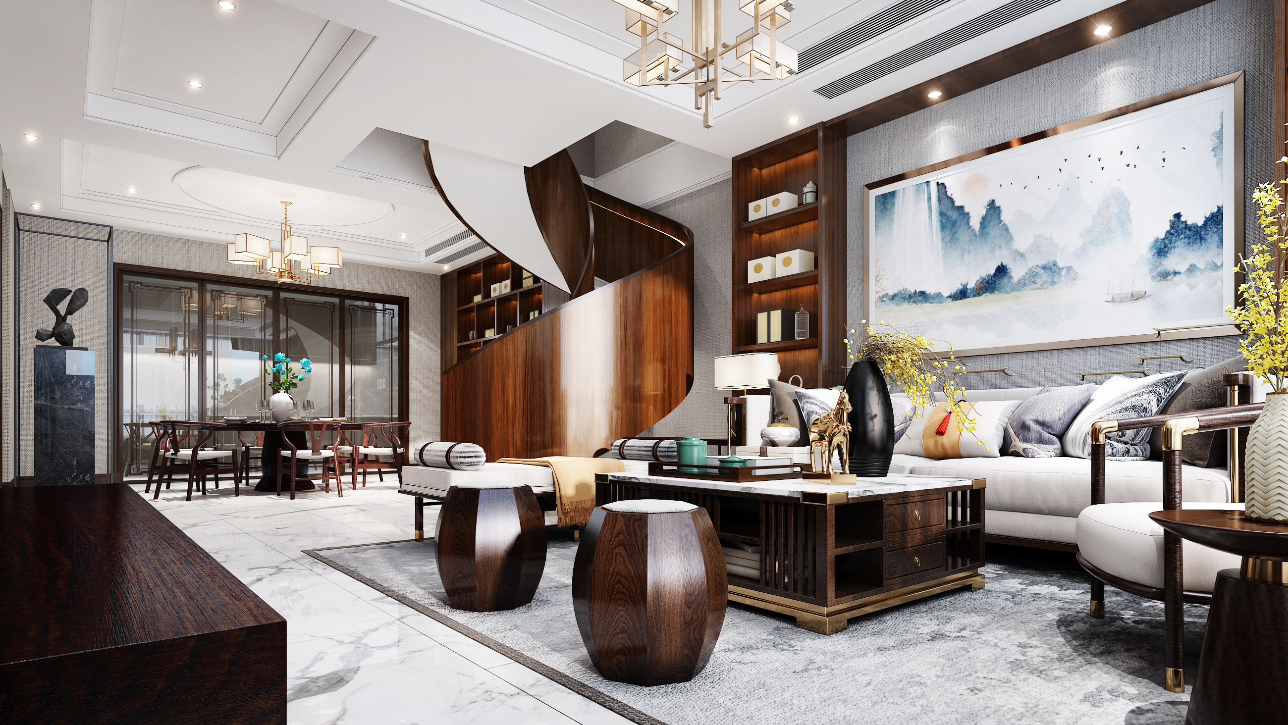 城市人家-君临御园-新中式