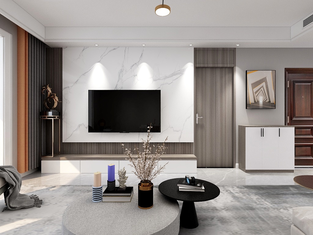  一城江山|现代简约风格装修案例